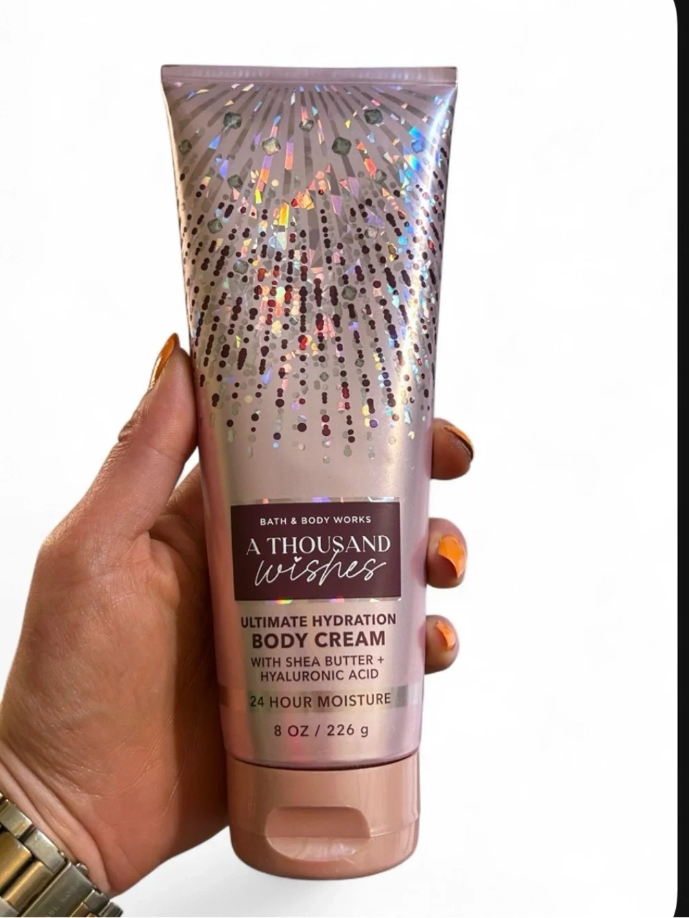 New Bath and Body Works A Thousand Wishes Ultimate Hydration Body Cream 8 oz.